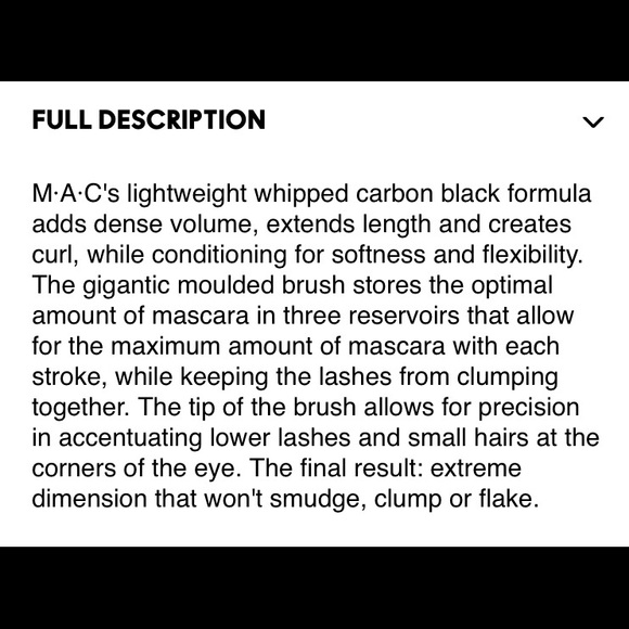 MAC In Extreme Dimension 3D Black Mascara - Picture 5 of 5